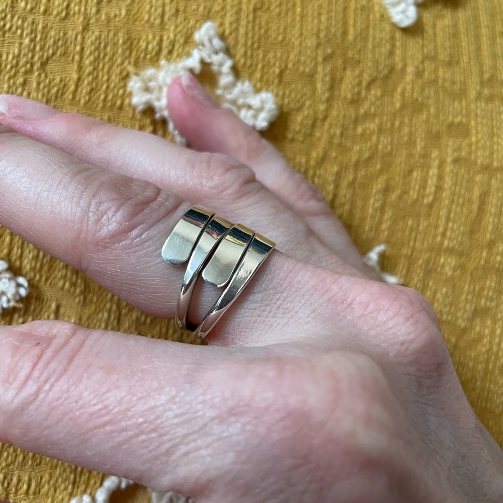 Sterling Silver Statement Ring - image 2